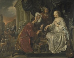 Rebecca Receiving Presents from Abraham