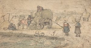 Peasants Loading Hay