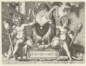 Two Putti with a Fool