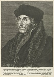Portrait of Desiderius Erasmus by Hendrick Lambertsz. Roghman