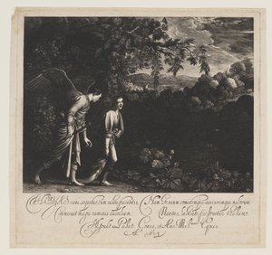 Tobias and the Angel by Hendrick von Goudt
