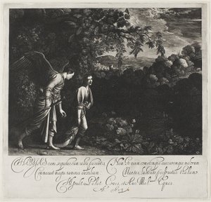 Tobias and the Angel by Hendrick von Goudt