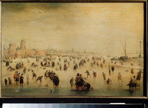 Ice Skaters (Winter Scene)