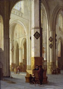 Interior of the Church of St. Bavo, Haarlem