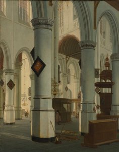 Interior of the Oude Kerk, Delft