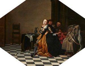 Brothel Scene by Hendrik Gerritsz Pot