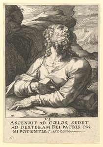 St. Bartholomew, ca. 1589 by Hendrik Goltzius