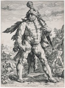 The Great Hercules by Hendrik Goltzius