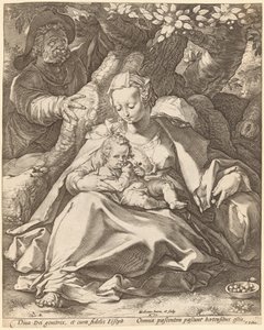 The Holy Family under a Cherry Tree