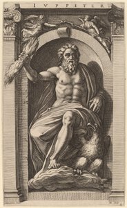 Jupiter by Hendrik Goltzius after Polidoro da Caravaggio