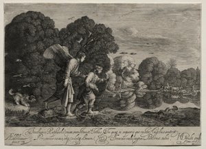 Tobias and the Angel by Hendrik Goudt