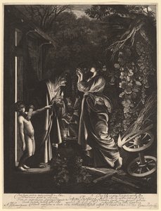 The Mocking of Ceres by Hendrik Goudt after Adam Elsheimer