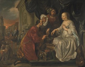 Rebecca Receiving Presents from Abraham