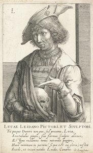 Lucas van Leyden, Dutch Engraver and Painter by Hendrik I Hondius