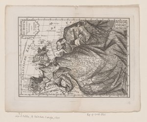 Map of Europe as a Queen by Hendrik Kloekhoff