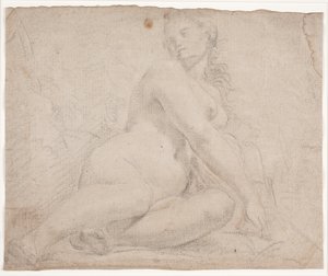 Female Model Study by Hendrik Krock