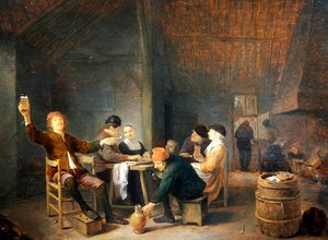 Peasants Merrymaking in a Tavern