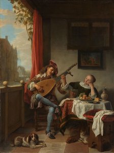 The Lute Player by Hendrik Martensz Sorgh