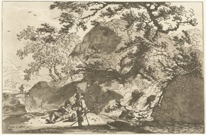 Landscape with a Fisherman and a Resting Man