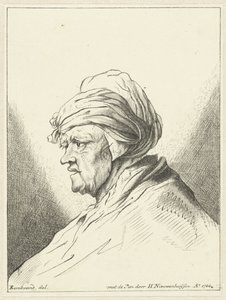 Bust of an Old Woman, Facing Left