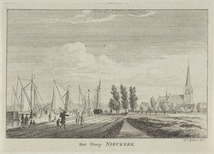 View of Nieuwerkerk aan den IJssel by Hendrik Spilman