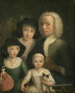 Self-portrait with Suzanna van Bommel and Two Daughters