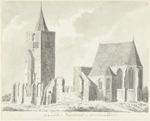 Church in Warmond and Its Ruins