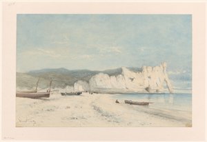 Coastal Landscape with White Chalk Cliffs by Hendrik Veder