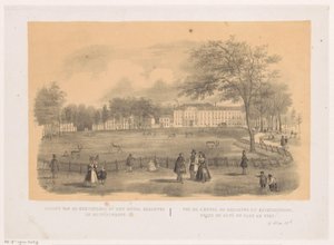 View of the Deer Park in The Hague