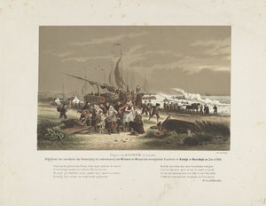 Beach Scene with Mourning Fisherwomen, 1868