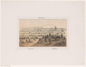 Race at Scheveningen on August 3, 1846 by Hendrik Wilhelmus Last