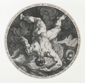 Tantalus, from the Four Disgracers by Hendrik and Cornelisz. van Haarlem Cornelis Goltzius