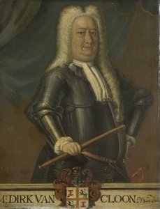 Portrait of Dirk van Cloon, Governor-General of the Dutch East Indies by Hendrik van den Bosch (free after)