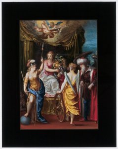 Minerva, Abundantia and Fortuna