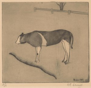 Cow Standing by a Shore