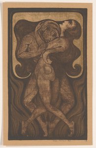 Entwined, Naked Man and Woman by Henk Schilling