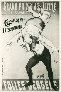 Grand Prix de Lutte de Paris by Henri Gabriel Ibels