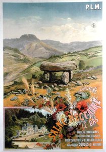 Poster Advertising Saint Nectaire le Bas, Auvergne by Henri Garnier Tanconville