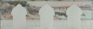 Sketch for Asnières Town Hall: Summer. The Seine at Asnières, circa 1900
