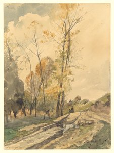 Landscape at Famars by Henri-Joseph Harpignies