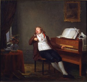 Portrait of the pianist and composer Johann Ladislaus Dussek (1760-1812)