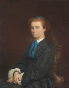 Portrait of a Young Woman by Henri Alexandre Georges Regnault