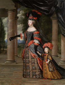 Maria Theresa of Spain with Her Son, the Dauphin, Louis of France