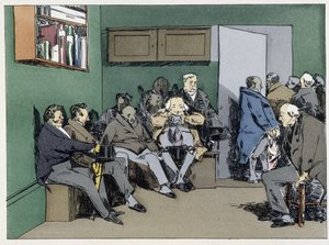 A Day of Hearing - in “Administrative Morals” by Henri Monnier by Henri Bonaventure Monnier