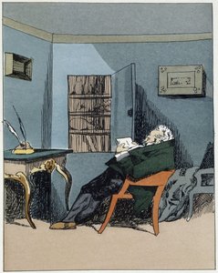 Head of office - in "Administrative mores" by Henri Monnier