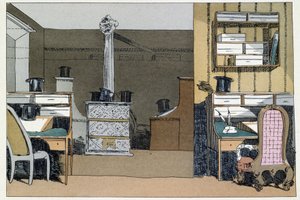 Two Hours: Walks in the Interior of the Ministry, Hats Replace the Absent - in 