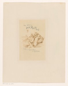 Ex Libris of Leon Maillard by Henri Boutet