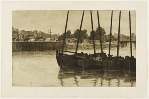 Boats at Dock, Dieppe