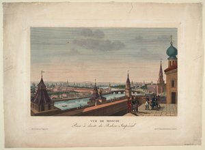 View of Moscow, Taken from the Balcony of the Imperial Palace by Henri Courvoisier Voisin