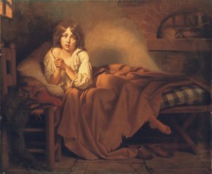Dauphin Louis XVII in the Temple Prison by Henri Decaisne